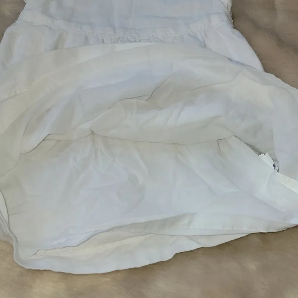 OLD NAVY WHITE LINEN/COTTON BOHO SUNDRESS, SIZE 18-24 MONTHS